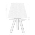 Lampa de masa, Insignio, 780SGN1892, PVC, Roz