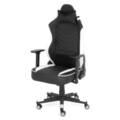 Scaun gaming, Noah, L.74 l.54 H.128-136, piele ecologica/plastic/metal, negru/alb