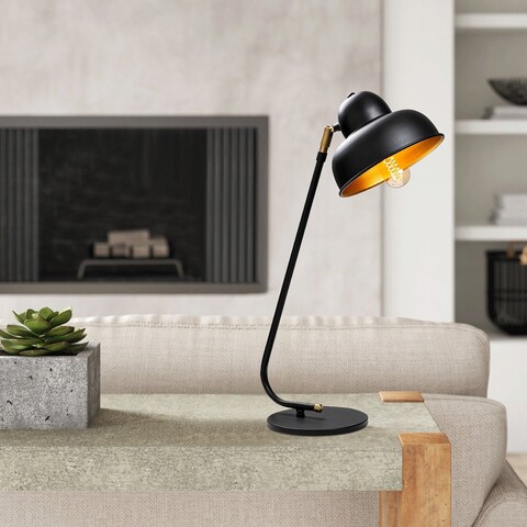 Lampa de masa, Sheen, 521SHN2154, Fier, Negru