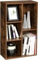 Corp biblioteca, Vasagle, 50x24x80 cm, PAL, maro rustic