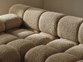 Coltar modular dreapta 4 locuri, Bellis-213, Micadoni Home, 282x155x70 cm, tesatura boucle, petrol