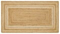 Covor de hol, Ech 10 Natural White, 80x200 cm, Iuta, Bej / Camel