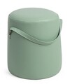 Taburet, Bizzotto, Giona, 36 x 43 cm, piele ecologica/mdf, verde