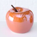 Decoratiune Apple V4, Boltze, 15 cm, portelan, portocaliu