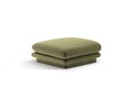 Taburet, Torino-184, Micadoni Home, 80x80x41 cm, catifea, verde deschis