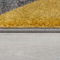 Covor Elude Orb Ochre, Flair Rugs, 66x300 cm, polipropilena, ocru