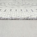 Covor Jaipur Grey, Flair Rugs, 80x145 cm, polipropilena/poliester, gri