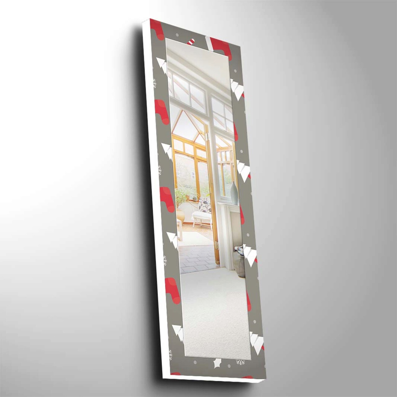 Oglinda Decorativa, YYAYNA-07, 40x120 Cm, Sticla, Multicolor