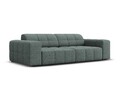 Canapea 3 locuri, Jennifer-140, Micadoni Home, 204x102x70 cm, tesatura chenille din poliester, petrol