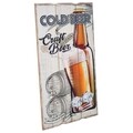 Tablou decorativ Cold Beer, Creaciones Meng, 30x60 cm, MDF