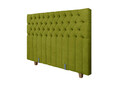 Pat matrimonial, Stockholm, Chester E, 160x200 cm, saltea tip Pocket, topper memory, Verde