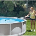 Plasa pentru curatat piscina Skimmer, Intex, polipropilena, albastru