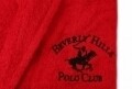 Halat de baie unisex, Beverly Hills Polo Club, 100% bumbac, S/M, Red