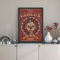 Tablou decorativ, Crazy Circus (55 x 75), MDF , Polistiren, Multicolor