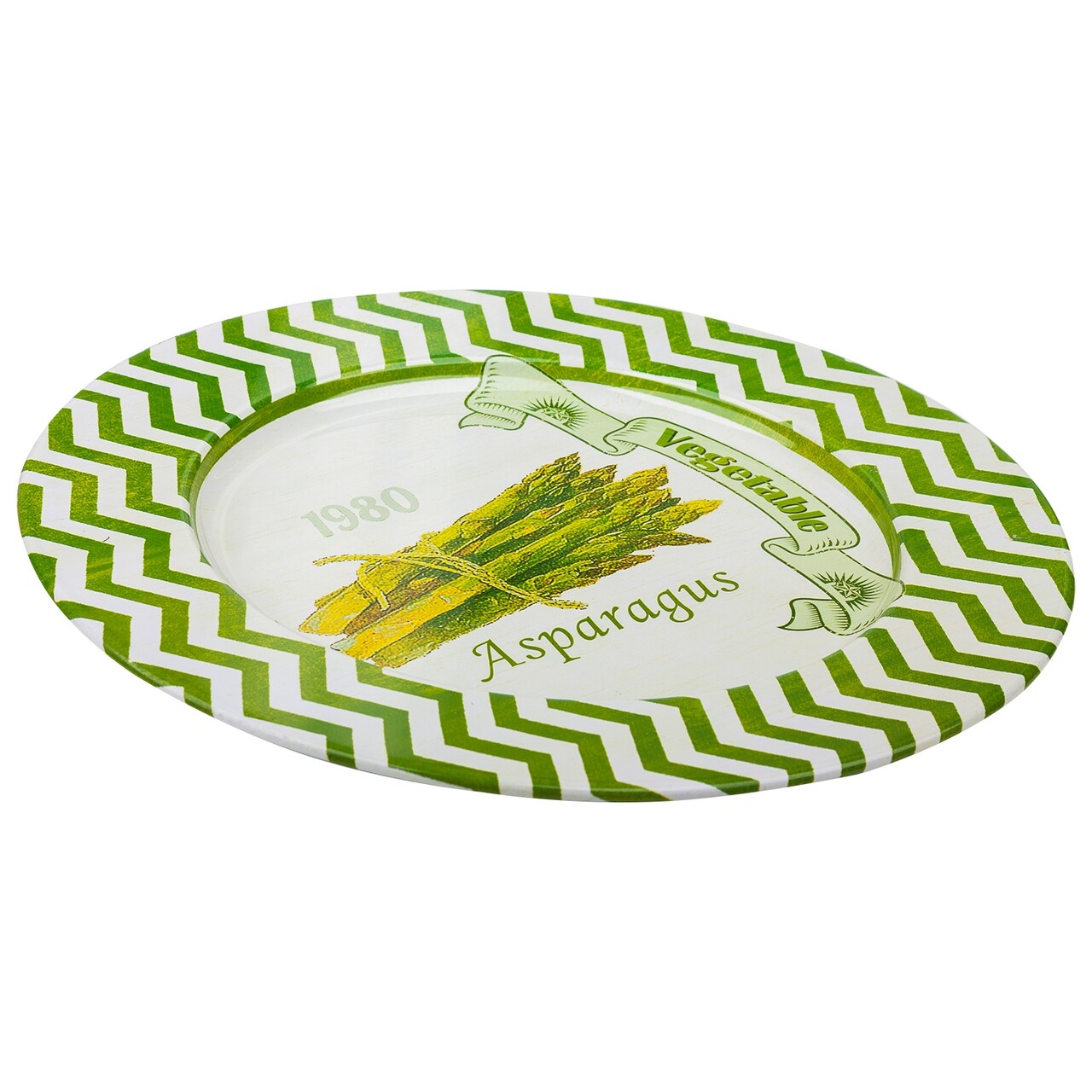 Platou Decorativ Asparagus, Creaciones Meng, 33 Cm, Metal