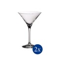 Set 2 pahare Martini/Cocktail, Villeroy & Boch, Purismo Bar, 240 ml, sticla cristal