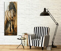 Tablou decorativ, PC084, Canvas, 30 x 80 cm, Multicolor