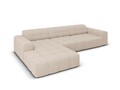 Coltar stanga 4 locuri, Jennifer-140, Micadoni Home, 284x166x70 cm, tesatura chenille din poliester, bej