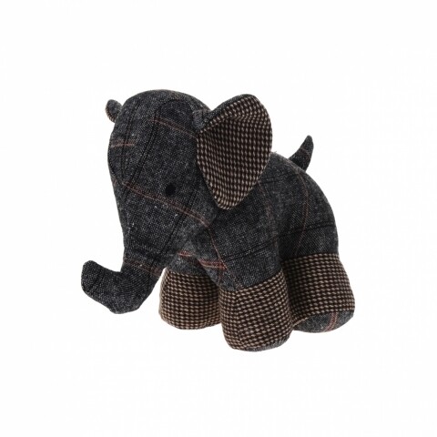 Opritor pentru ușă Elephant Black 28x17x23 cm