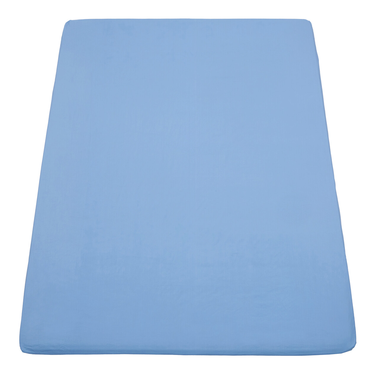 Cearceaf De Pat Cu Elastic Heinner Home, 140x200 Cm, Bumbac, Albastru