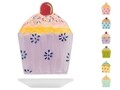 Set 6 farfurii pentru desert Cupcake, HO-ME, 14.5 cm, ceramica