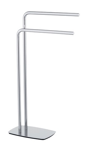 Suport pentru prosoape, Wenko, Iria, 48 x 20 x 81.5 cm, inox, gri