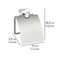 Suport pentru hartie igienica, Wenko, Turbo-Loc®, 13 x 16.5 x 3.5 cm, inox/plastic