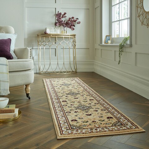 Covor Sherborne Beige, Flair Rugs, 60x230 cm, polipropilena, bej