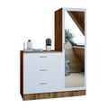 Dulap multifunctional, Locelso, CC6-AW, Pin Atlantic / Alb