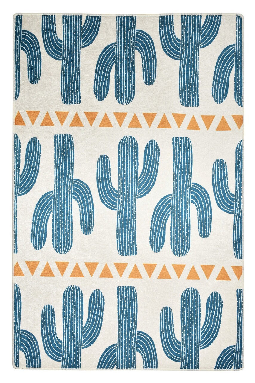 Covor, Cactus Time (140 x 190), 140x190 cm, Catifea, Multicolor - 1 | YEO