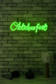 Decoratiune luminoasa LED, Oktoberfest, Benzi flexibile de neon, DC 12 V, Verde