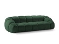 Canapea 4 locuri, Diana-192, Micadoni Home, 294x114x72 cm, catifea structurata, verde