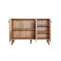 Set mobilier living 2 piese, comoda si comoda TV, Motto 2-731, Vella, atlantic pine