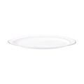 Platou servire Aura Silver, Ambition, 35.5 x 25 cm, portelan New Bone China, alb