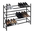 Organizator incaltaminte extensibil, 24 perechi, Wenko, Hero, 62 - 115 x 68 x 23 cm, metal/polipropilena