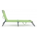 Sezlong, Olbia, Bizzotto, 185x55x73 cm, otel/poliester 600D, lime