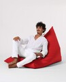 Fotoliu puf, Bean Bag Ferndale, Pyramid Bed, 145 cm, poliester impermeabil, rosu