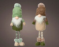 Decoratiune luminoasa Gnome, Lumineo, 8x18x42 cm, poliester, verde