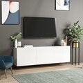 Comoda TV White, Inarch, 150x31x44 cm, alb