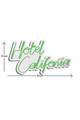 Decoratiune luminoasa LED, Hotel California, Benzi flexibile de neon, DC 12 V, Verde