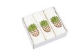 Set 3 prosoape, Bedora, Pineapple, 30 x 50 cm, 100% bumbac, multicolor