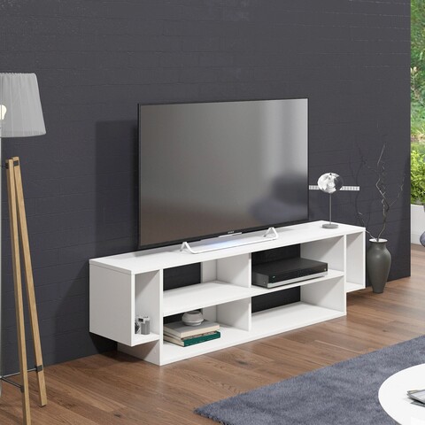 Comoda TV, Minima, Marconi, 150x42x31.5cm, Alb
