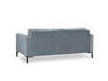 Canapea 3 locuri, Mamaia, Micadoni Home, BL, 177x92x75 cm, catifea, albastru deschis