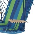 Leagan gradina/terasa, Hammock, 55 x 90 cm, albastru/verde