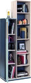 Corp biblioteca, Çilek, Trio Bookcase With Storage, 69x192x32 cm, Multicolor