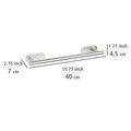 Suport pentru prosoape Orea, Wenko, 40x7x4.5 cm, inox, argintiu mat