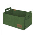 Organizator de birou, HMY, 30x20x15 cm, Fetru, Verde