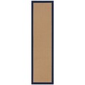 Covor Kira Jute Navy, Flair Rugs, 60x230 cm, iuta/poliester, bleumarin