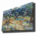 Tablou decorativ, 70100VANGOGH061, Canvas , Lemn, Multicolor