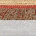 Covor Kahana Terracotta, Flair Rugs, D180 cm, iuta/poliester, teracota